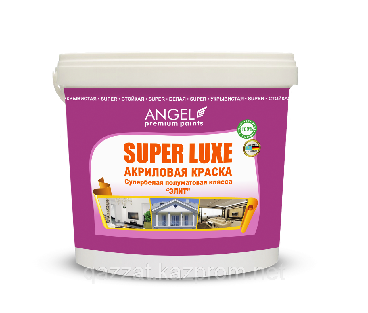 Водоэмульсионная краска "Angel Super Luxe" 5 кг