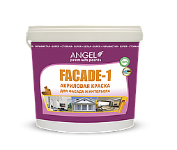 Водоэмульсионная фасадная краска "Angel Fasade-1" 6,5 кг