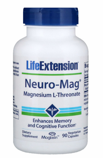 Life Extension, Neuro-Mag, магний L-треонат, 90 капсул в растительной оболочке - фото 3 - id-p65582661