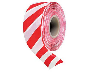 Лента оградительная ЛО-200 красно-белая