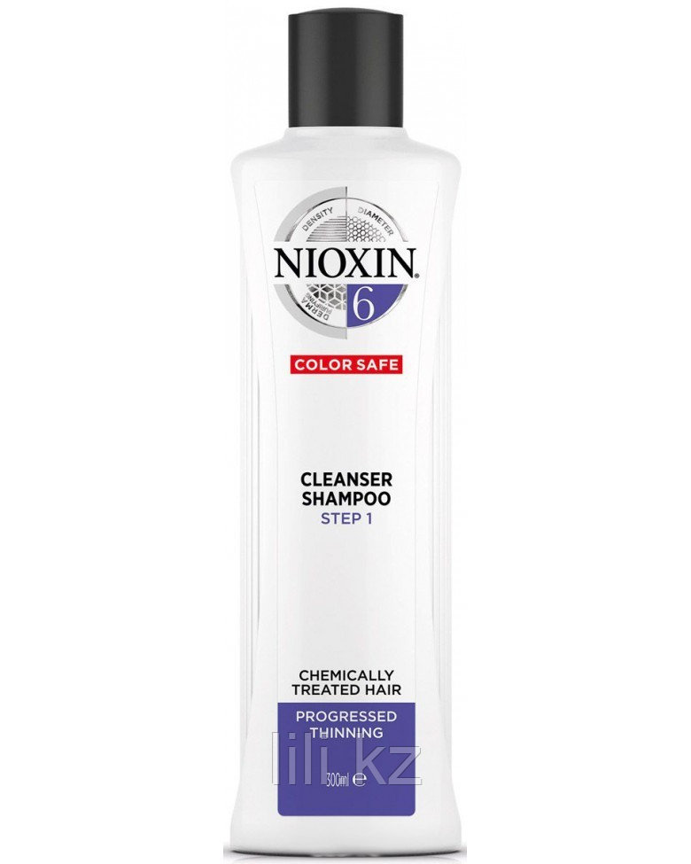 Очищающий шампунь (Система 6) Nioxin System 6 Cleanser Shampoo 300 мл.