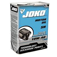 Моторное масло JOKO GASOLINE Semi-synthetic SN/CF A3/B4 10w-40 4л