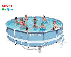 Круглый каркасный бассейн Intex 26718 (366х122 см) на 10685 литра