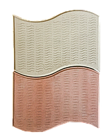 Бетонная брусчатка "Волна", Вибролитье, 50 мм