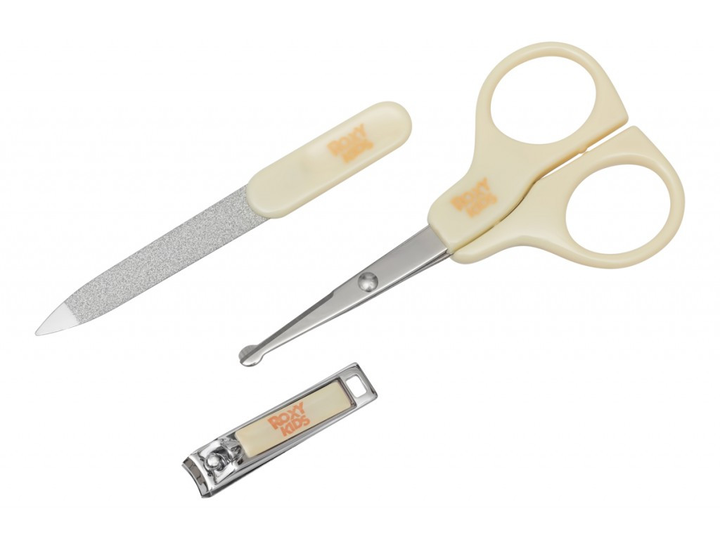 Маникюрный набор: ножницы, пилочка, кусачки. ABS-пластик, сталь - фото 1 - id-p65663114
