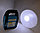Ручной аккумуляторный фонарь светодиодный HB-9707A-1 LED с солнечной батареей 3 вида лампы, фото 6