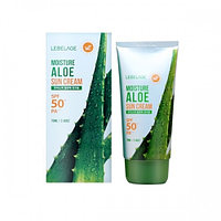 Солнцезащитный крем Lebelage Moisture Aloe Sun Cream SPF 50 / PA+++70 ml.