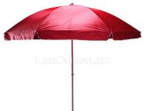 Зонт-тент пляжный красный с регулируемой высотой до 1.75 и диаметром 170 см