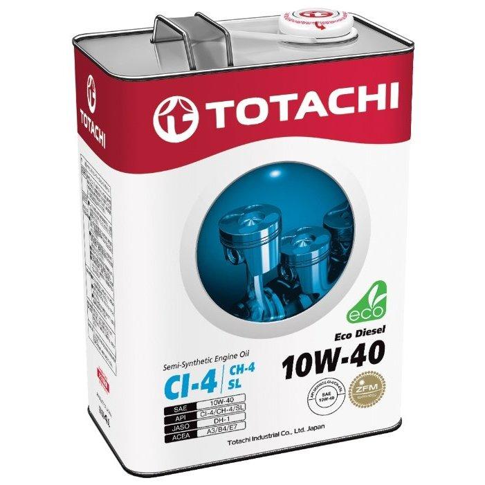 Полусинтетическое моторное масло TOTACHI Eco Diesel 10W-40 4L - фото 1 - id-p65685799