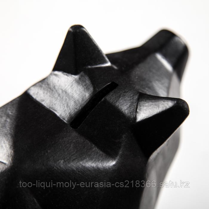 Копилка "Свинка оригами", 13 х 17 см, чёрный - фото 3 - id-p65685892