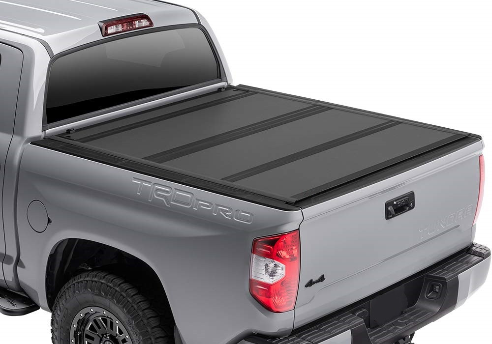 Жесткая четырехсекционная крышка 2007+ Toyota Tundra Crewmax,5.5'Extra Short Bed