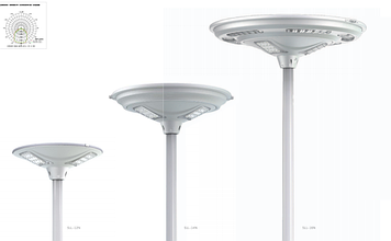 Парковый светильник на солнечных батареях UFO 20w