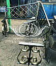 Металлические столы и лавки на кладбище, фото 3
