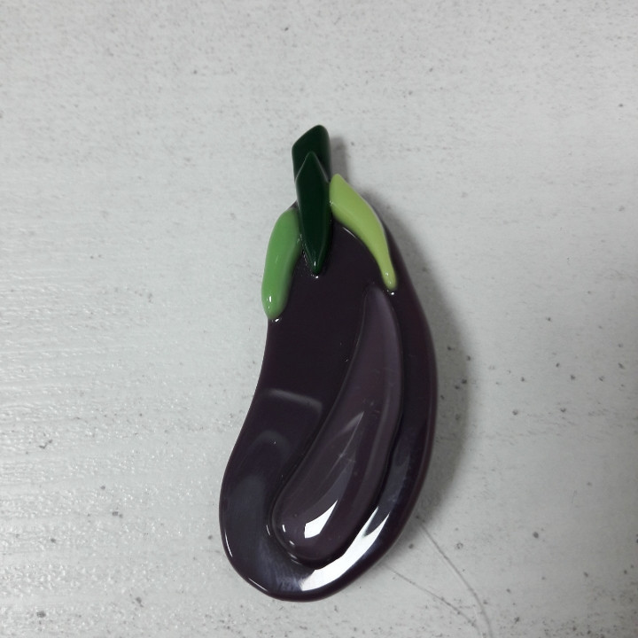 Брошь баклажан 🍆