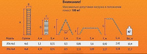 Лестница-трансформер ВИХРЬ ЛТА 4х3, фото 2