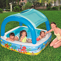 Алынбалы шатыры бар балаларға арналған үрлемелі бассейн, Bestway 52192