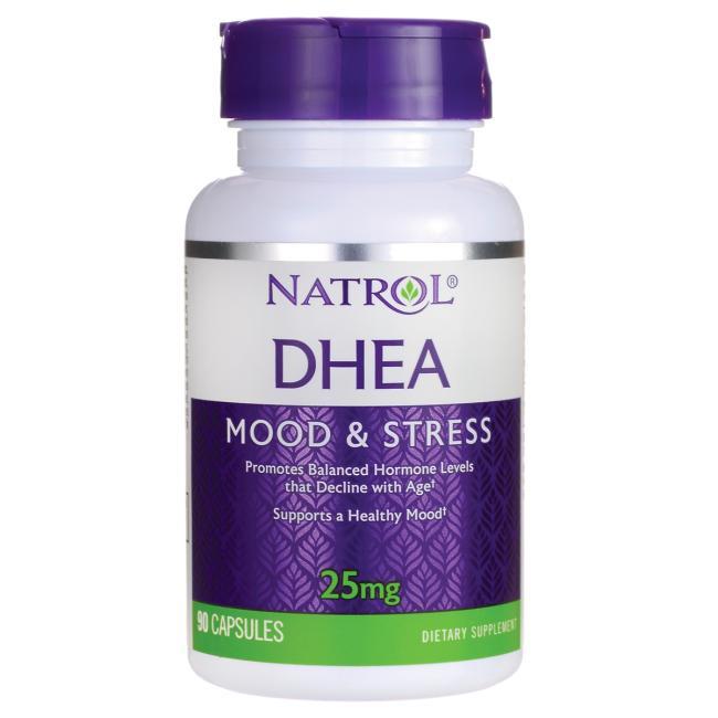 Natrol, DHEA, ДГЭА 25 мг, 90 таблеток