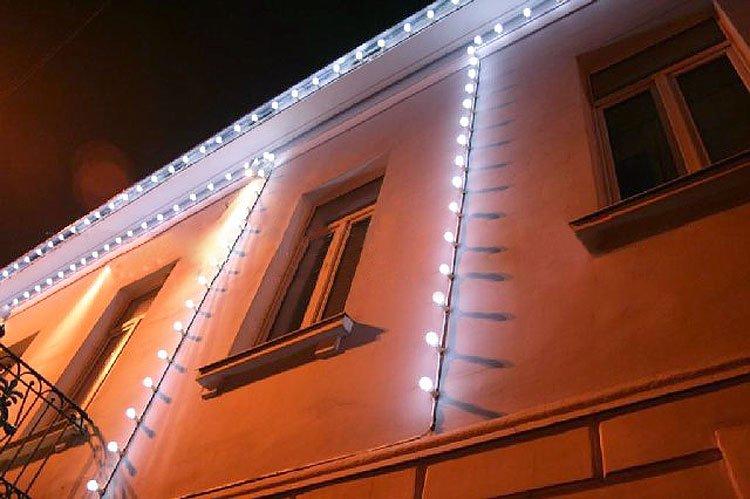 Светодиодный led belt light на стену, гирлянда белт лайт настенная, ретро гирлянда, гирлянда для кафе