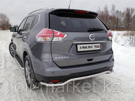 Защита заднего бампера, круглая волна для Nissan X-Trail T32 (2015-2018), фото 2