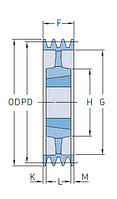 PHP 5SPB160TB шкив SKF