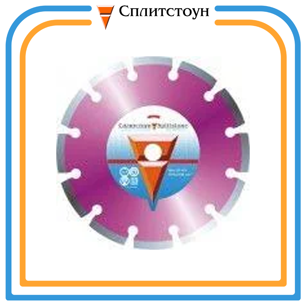 Отрезной алмазный круг сегментный по свежему бетону-400, серия Premium