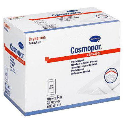 Самоклеящаяся повязки с технологией DryBarrier COSMOPOR Advance 10 х 8 см