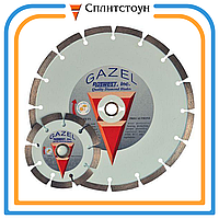 Отрезной алмазный круг Turbo по бетону-125, серия Gazel profi