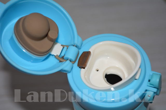 Vakuumnyj termos s poil'nikom 500 ml s nadpis'yu "Ocean Dream", goluboj