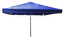 Зонт-тент пляжный квадратный синий высота 2.45 м длина 2.03 м