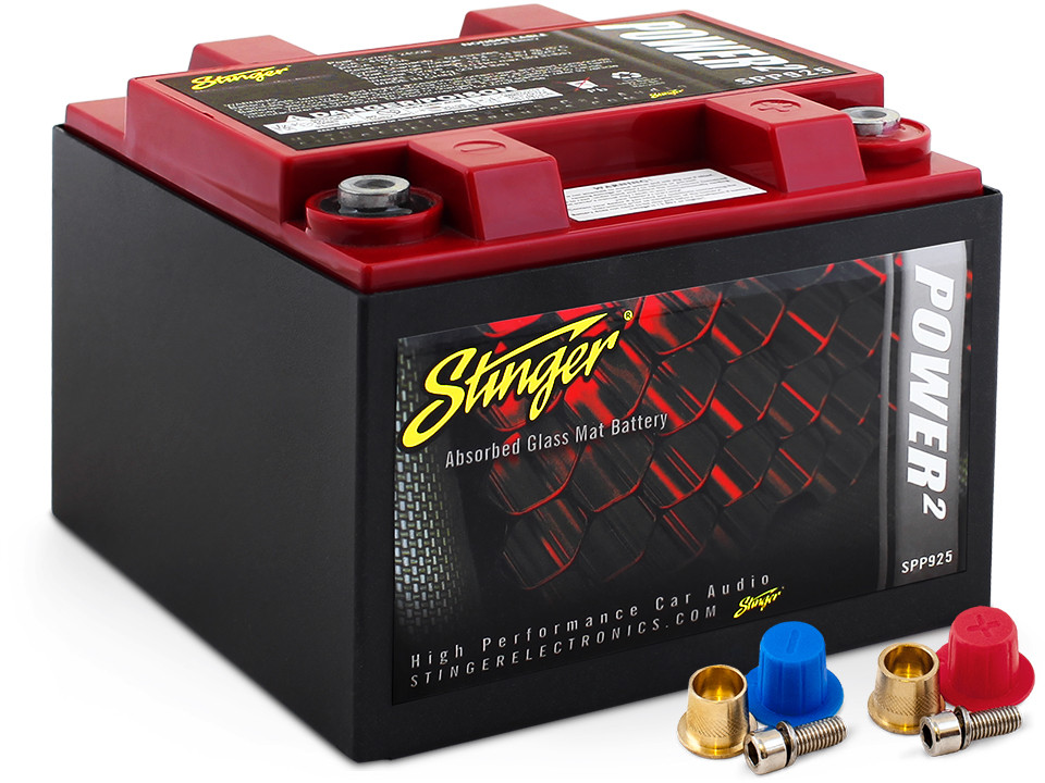 Автомобильный аккумулятор Stinger SPP925 AGM