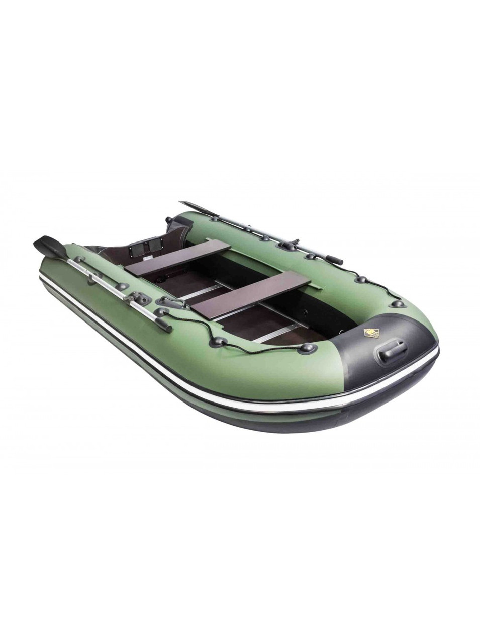 Лодка Ривьера Компакт 2900 СК касатка зеленый/черный - фото 3 - id-p65742250