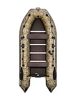 Надувная моторно-гребная лодка Ривьера Компакт 3600 СК камуфляж камыш