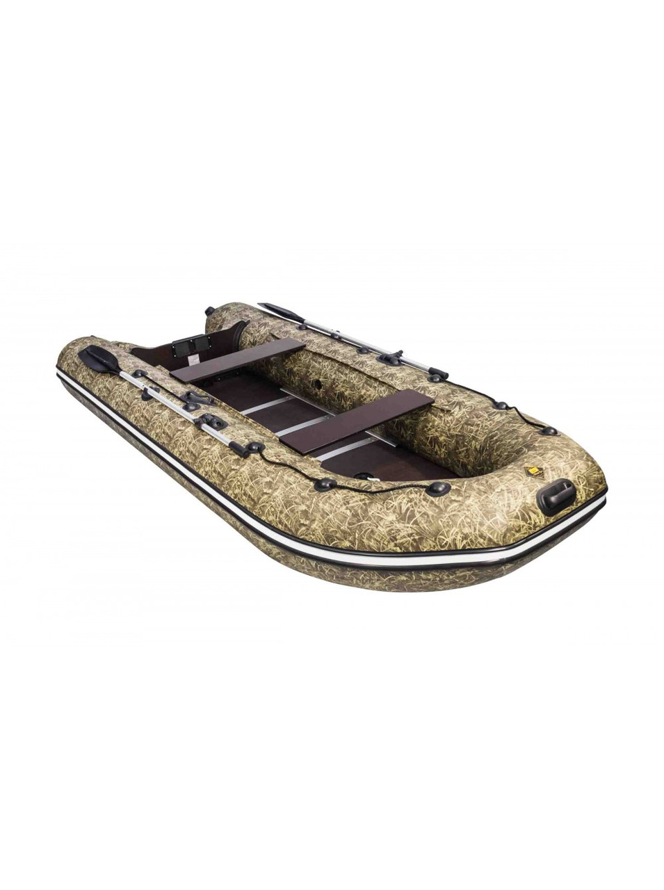 Надувная моторно-гребная лодка Ривьера Компакт 3600 СК камуфляж камыш - фото 4 - id-p65744431