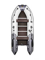 Лодка надувная Ривьера Компакт 3600 СК комби светло-серый/графит