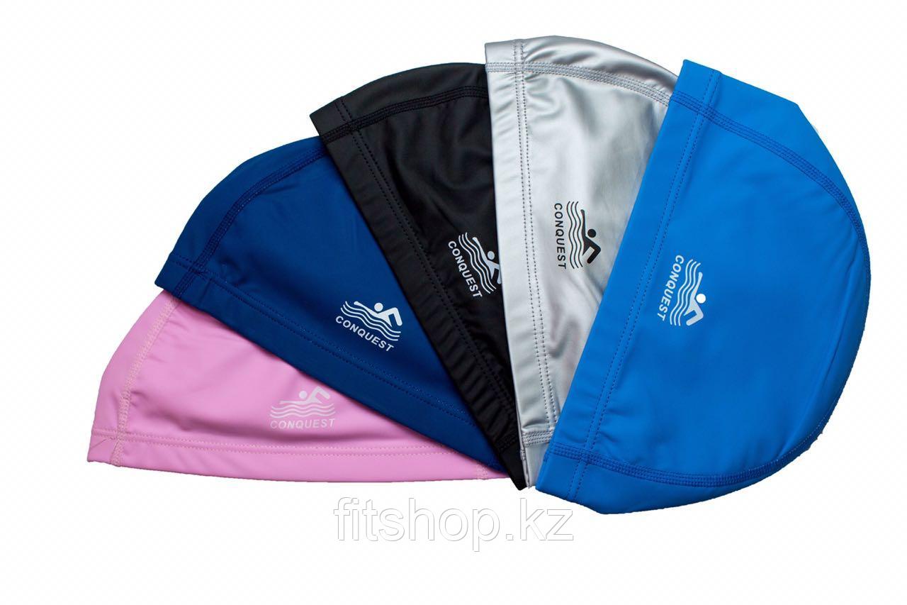 Тканевая шапочка для плавания с влагоотталкивающим покрытием CONQUEST