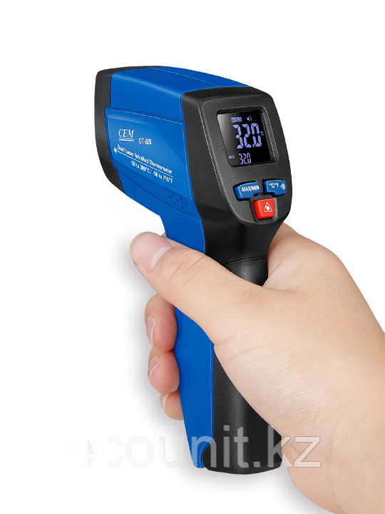 CEM Instruments DT-820 инфракрасный термометр - 50°C до +380°C, 12:1, погрешность ±1%, разр. 0,1°C 482391 - фото 4 - id-p65756497