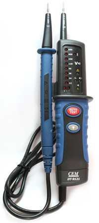 CEM Instruments DT-9121 Указатель напряжения и правильности подключения 480922