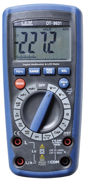 CEM Instruments DT-9931 мультиметр с функцией LCR-метр 481684