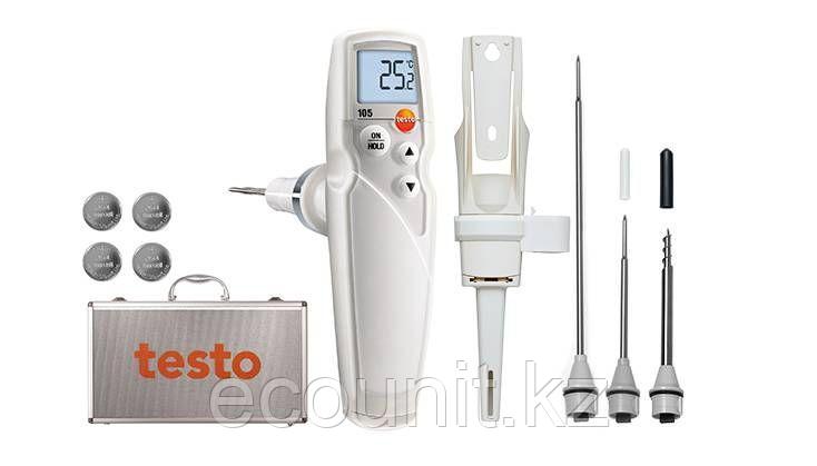 Testo Testo 105 Комплект термометра для пищевого сектора с различными зондами 0563 1052 - фото 2 - id-p65756573