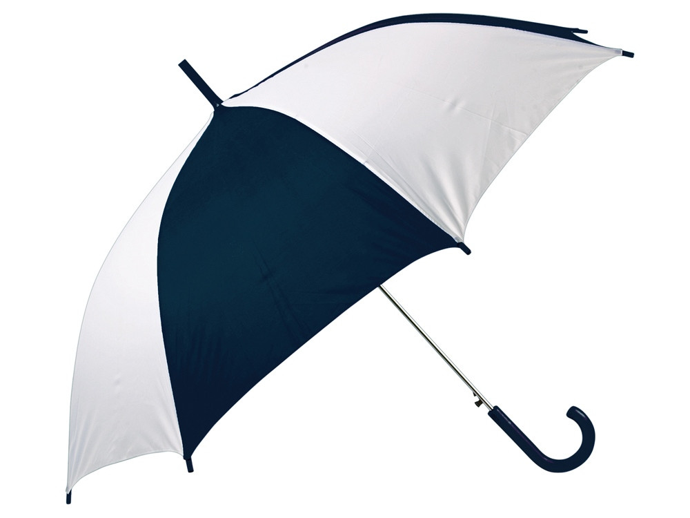Зонт-трость Тилос, темно-синий/белый - фото 1 - id-p60491880