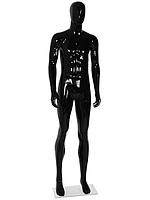 Mанекен мужской (рост 188 см) глянец черный арт. E02/GLOSSY BLACK