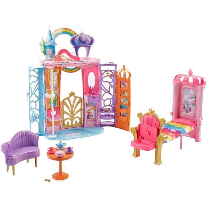 Barbie Переносной радужный дворец для Barbie