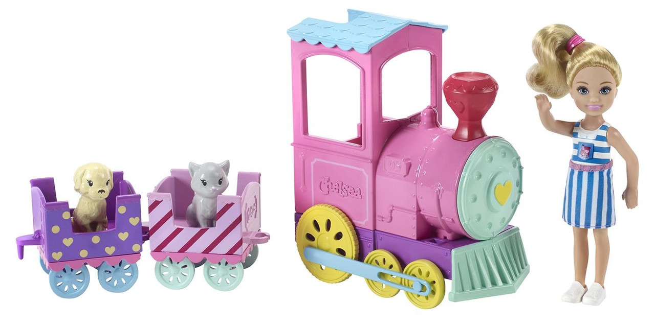 Игровой набор Barbie – Паровозик с куклой Челси