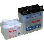 Мотоциклетный аккумулятор (5Ah 12V) AGM Bosh М4 F18 для газонокосилок, скутеров,квадрациклов для 4-Tдвигателей - фото 1 - id-p65763930