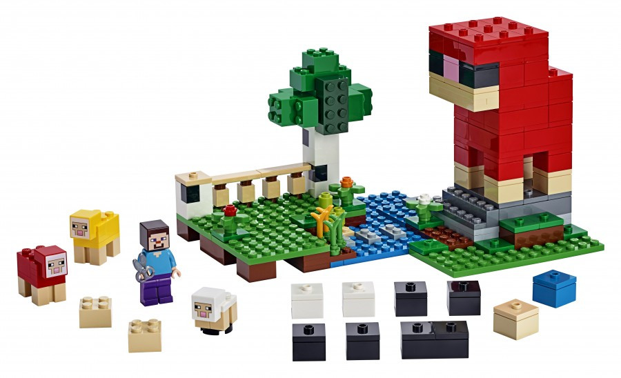 21153 Lego Minecraft Шерстяная ферма, Лего Майнкрафт - фото 3 - id-p65755256