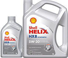 Моторное масло синтетика Shell HELIX HX8 Synthetic 5w-30 1л