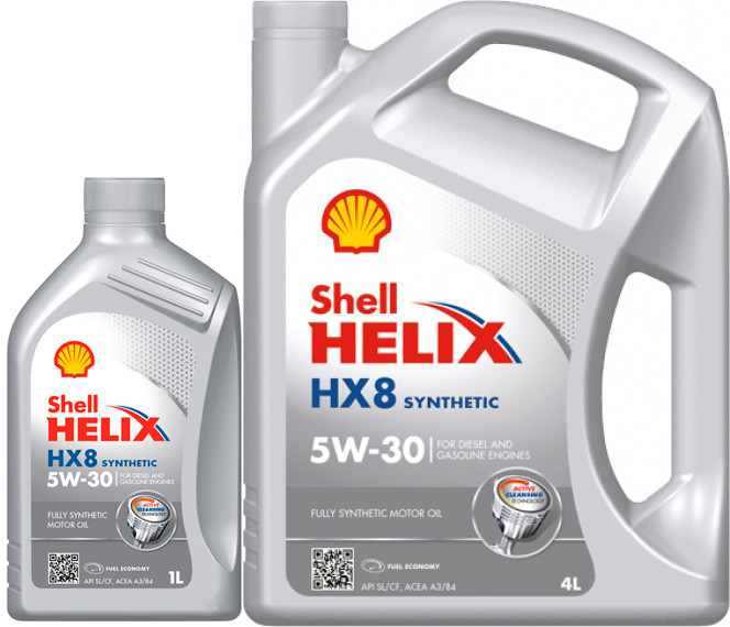 Моторное масло синтетика Shell HELIX HX8 Synthetic 5w-30 1л - фото 1 - id-p65765184