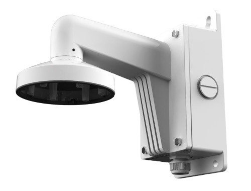 Кронштейн камер видеонаблюдения DS-1273ZJ-130B Настенный алюминиевый  с распредкоробкой для купольных камер.