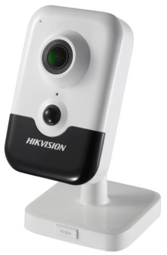 DS-2CD2443G0-I - 4MP кубическая камера с ИК-подсветкой и пассивным датчиком обнаружения движения.