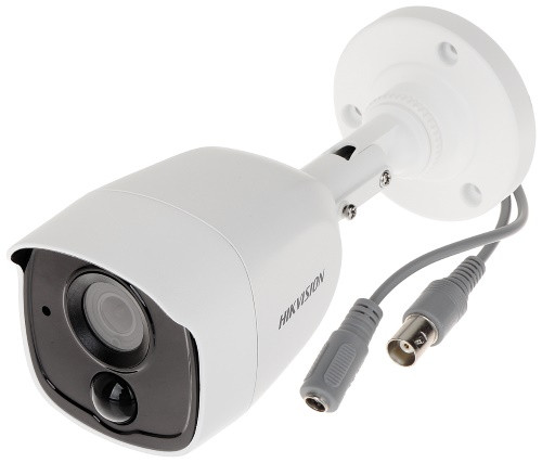 DS-2CE11D8T-PIRL - 2MP Уличная высокочувствительная цилиндрическая HD-TVI камера с EXIR* ИК-подсветкой, на кронштейне.
